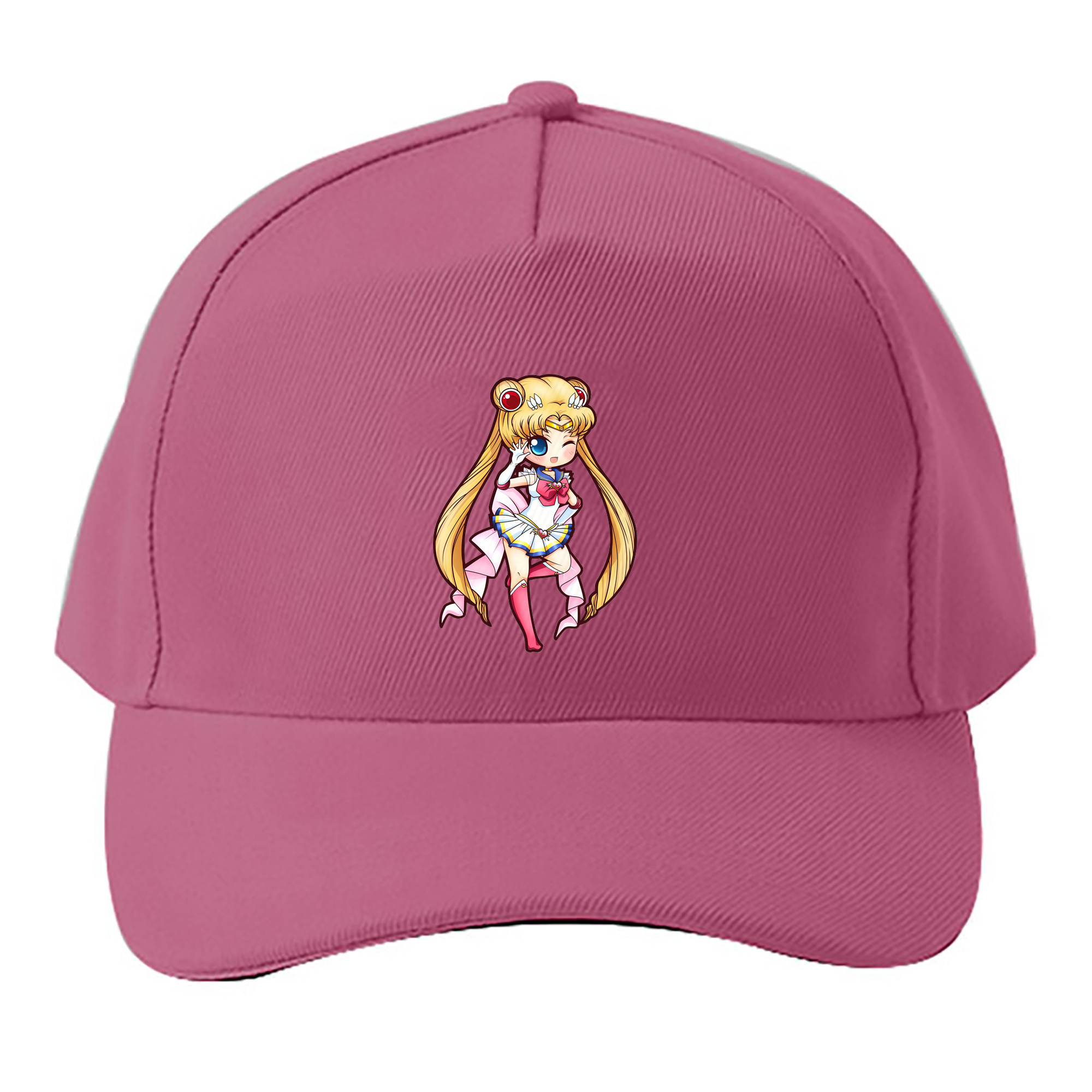 （画像用） 美少女戦士セーラームーン 月野 うさぎ つきの うさぎ Sailor Moon Tsukino Usagi ベースボールキャップ 綿100％ 男女兼用 帽子 スポーツ